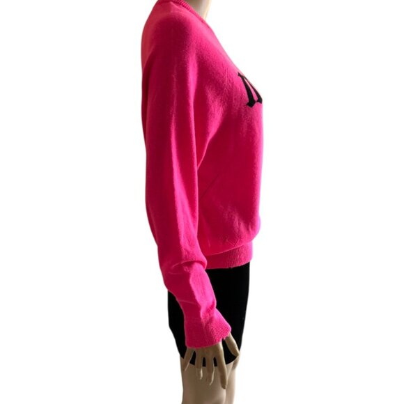 NWT 🦋 Zadig & Voltaire Cashmere Holiday Party Cocktail Sweater Pullover Pink XS - Picture 4 of 8